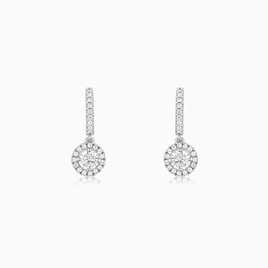 Elegant 950 Pure Silver Hoop 37
